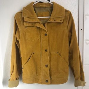 Eddie Bauer Corduroy Mustard Yellow Jacket